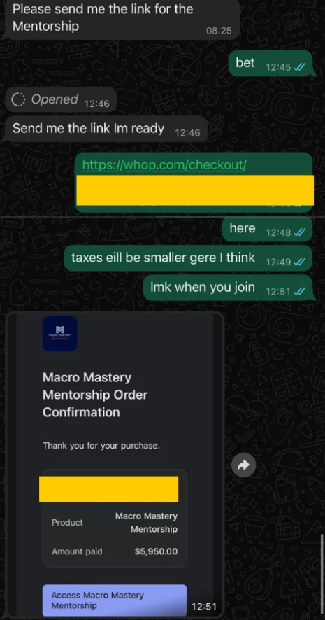 Closing deals via text